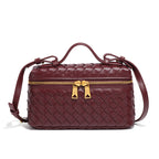 Borsa Donna a Tracolla Intrecciata Bauletto Vanity Case