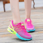 Sneakers Donna Sportive Running con Cuscino d'Aria Leggere e Traspiranti in Tessuto Mesh multicolore