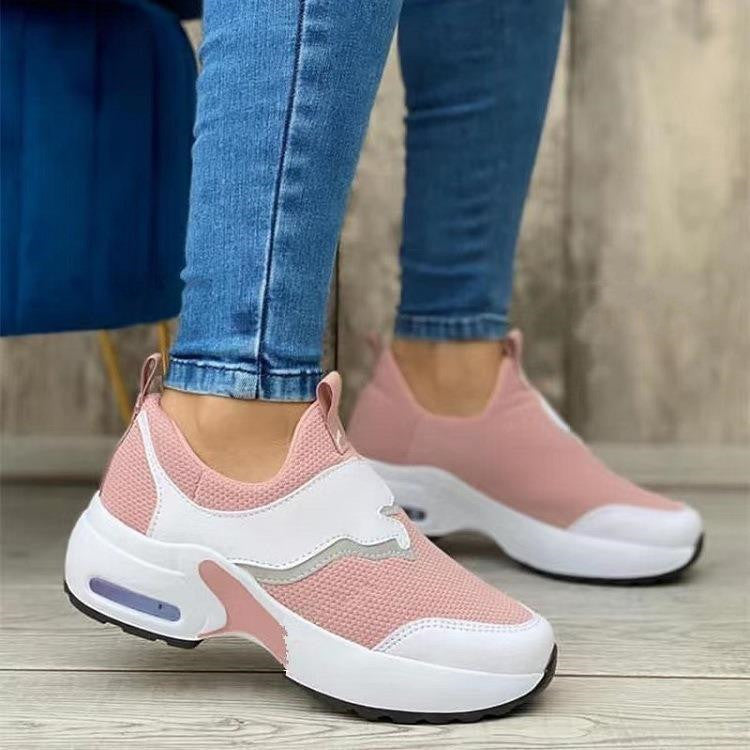 Sneakers Donna Sportive Slip-On con Cuscino d'Aria Ammortizzate e Traspiranti Tessuto Mesh