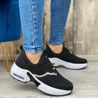 Sneakers Donna Sportive Slip-On con Cuscino d'Aria Ammortizzate e Traspiranti Tessuto Mesh