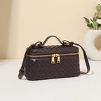 Borsa Donna a Tracolla Intrecciata Bauletto Vanity Case