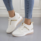 Scarpe da Ginnastica Donna Sneaker Casual con Zeppa