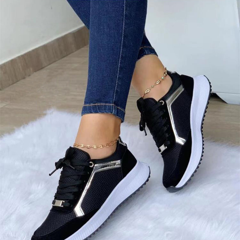 Sneakers Donna Eleganti con Suola Ammortizzata in Mesh Traspirante