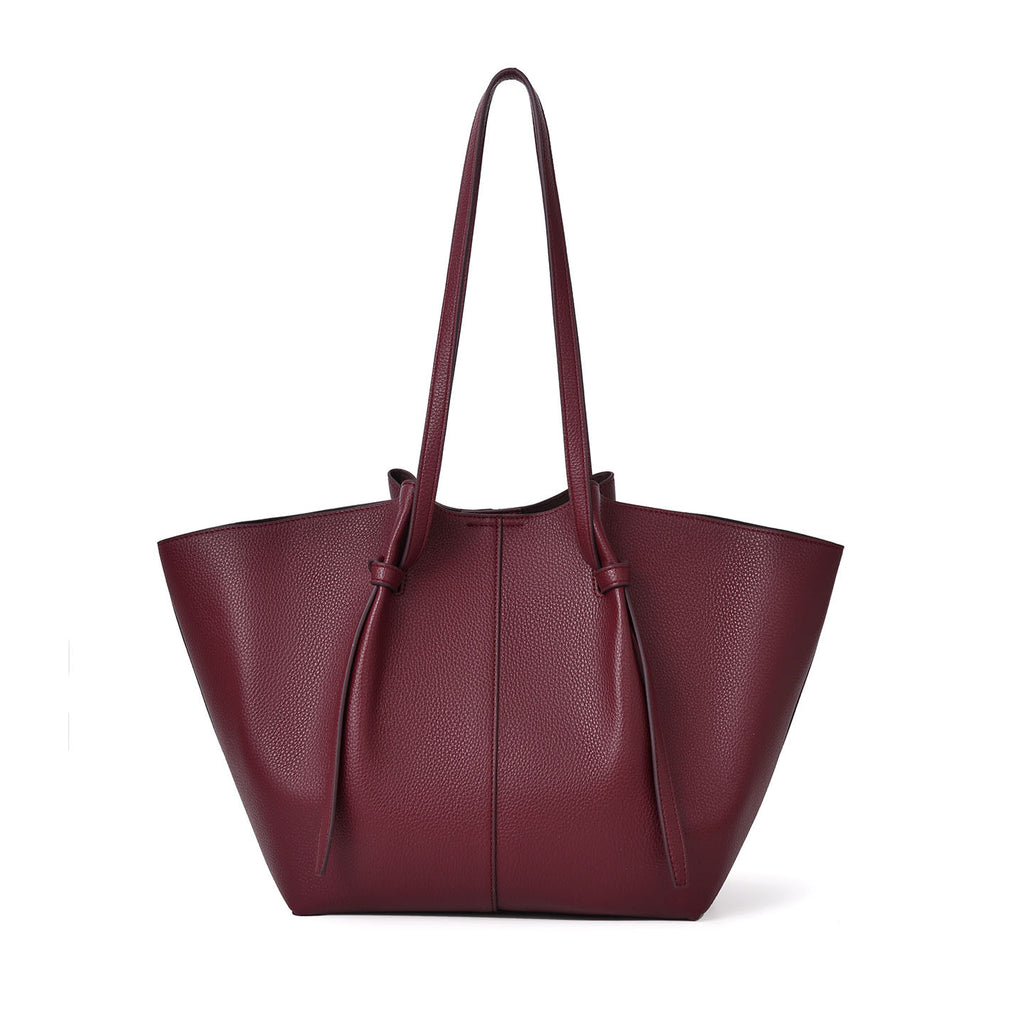 Borsa Shopper Donna in Pelle Martellata Tote Bag da Spalla grande