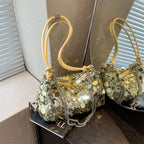 Borsa a Spalla Donna da Sera in Paillettes - Pochette da Cerimonia
