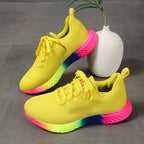 Sneakers Donna Sportive Running Multicolor in Tessuto Mesh Traspirante