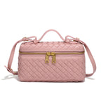Borsa Donna a Tracolla Intrecciata Bauletto Vanity Case
