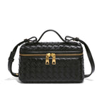 Borsa Donna a Tracolla Intrecciata Bauletto Vanity Case