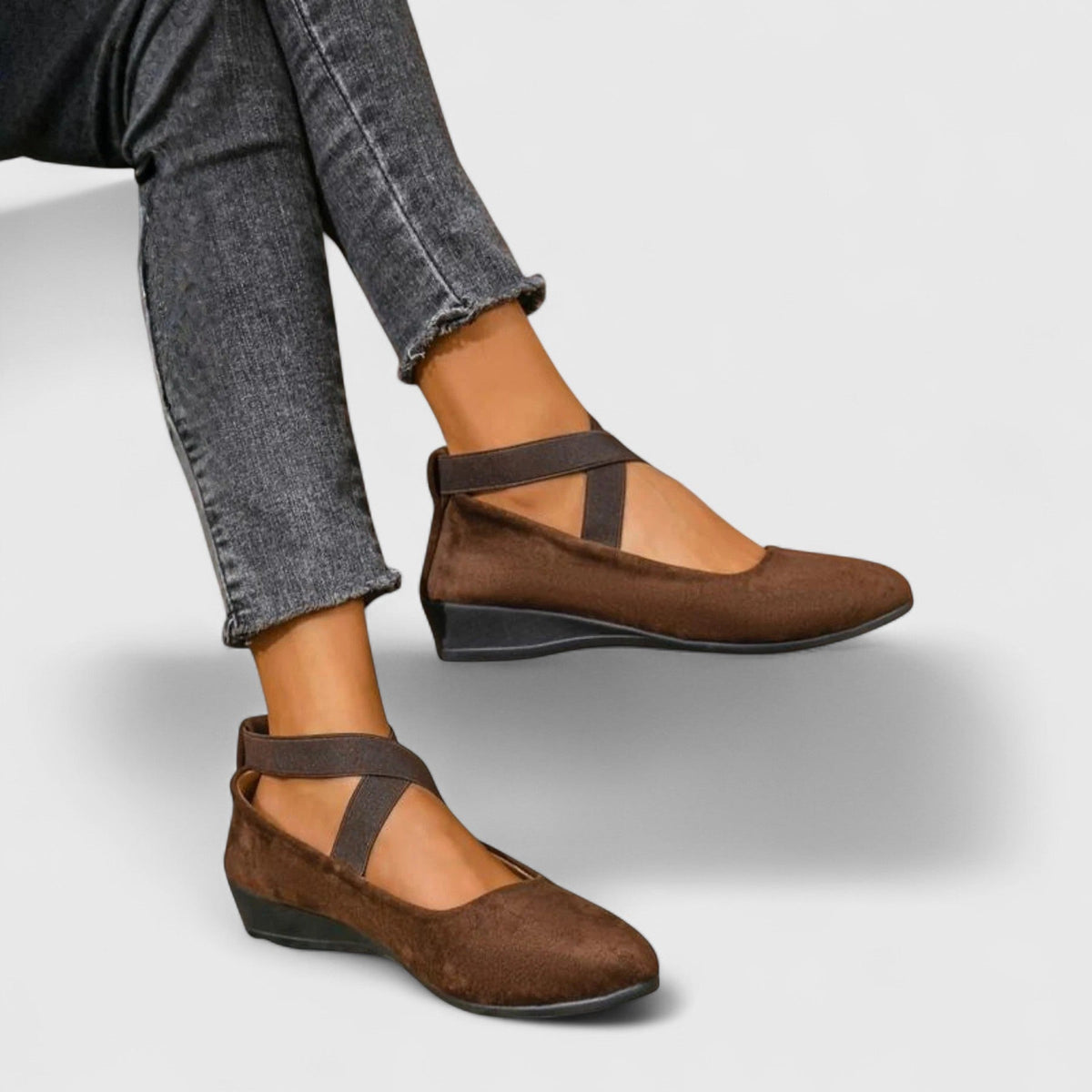 Ballerine da Donna Eleganti con Cinturini Incrociati