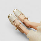 Scarpe Donna Mary Jane Eleganti con Cinturino e Tacco Basso