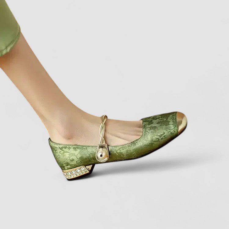 Scarpe Donna Mary Jane Eleganti con Cinturino e Tacco Basso