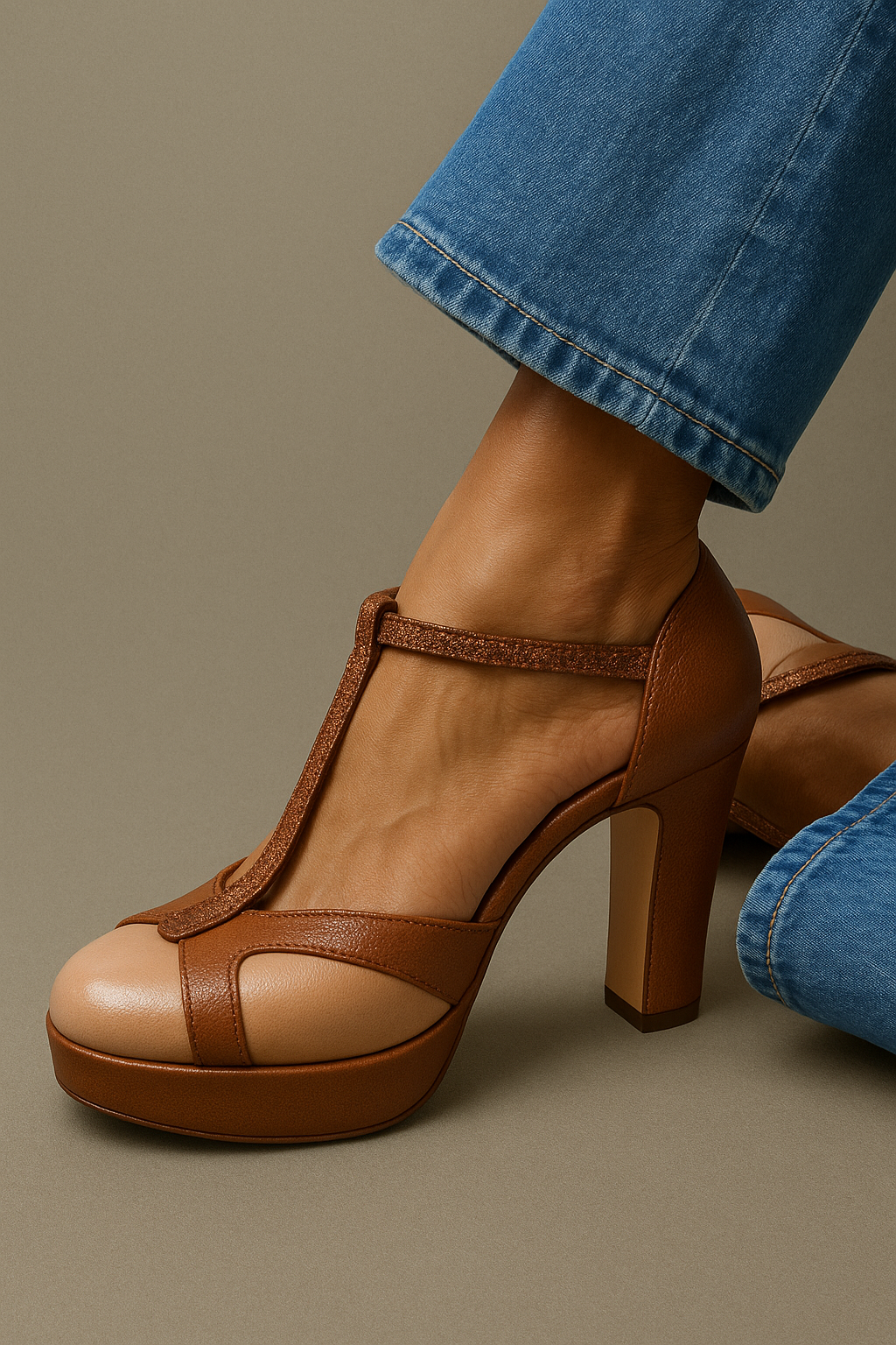 Sandali Donna con Tacco Alto e Plateau eleganti