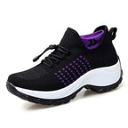 Sneakers da Donna Slip-On in Tessuto Traspirante e Suola Ammortizzata