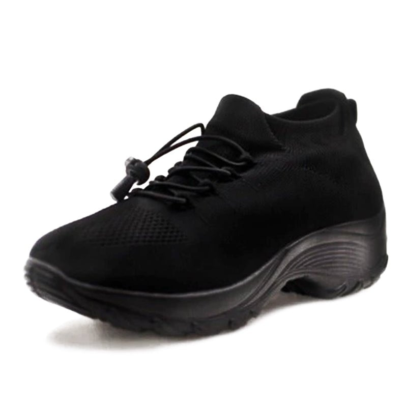 Sneakers da Donna Slip-On in Tessuto Traspirante e Suola Ammortizzata