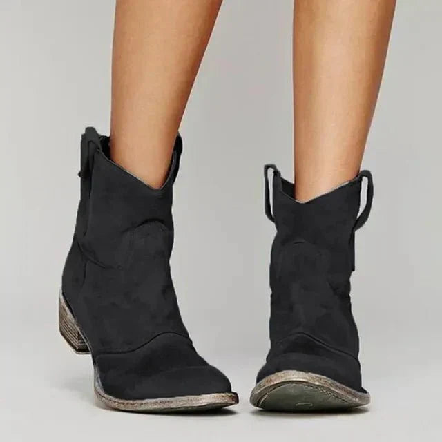 Stivaletti cowboy Texani da Donna con Tacco Basso