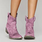 Stivaletti cowboy Texani da Donna con Tacco Basso
