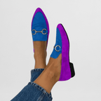 Mocassini Donna a Punta Scarpe Basse Eleganti con Morsetto