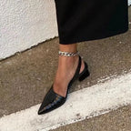 Scarpe Slingback da Donna con Punta Affusolata