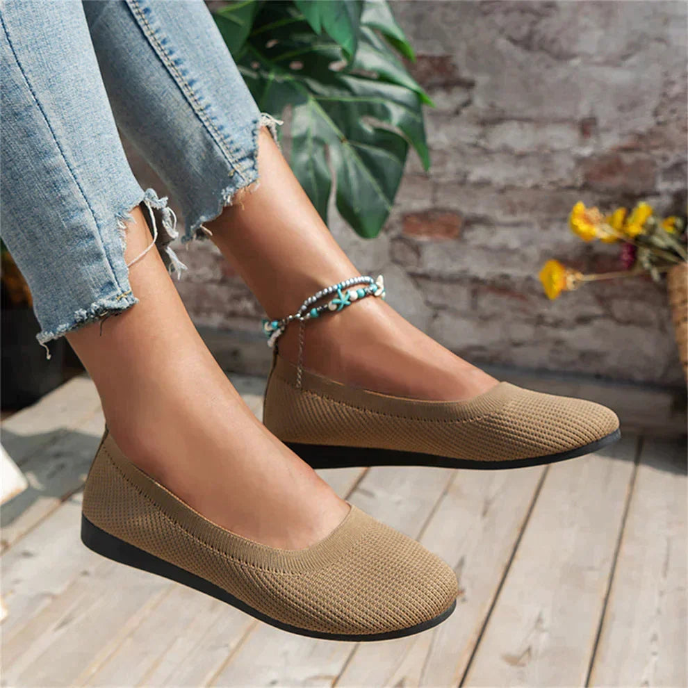 Scarpe Ballerine Donna Traspiranti in Tessuto Elasticizzato