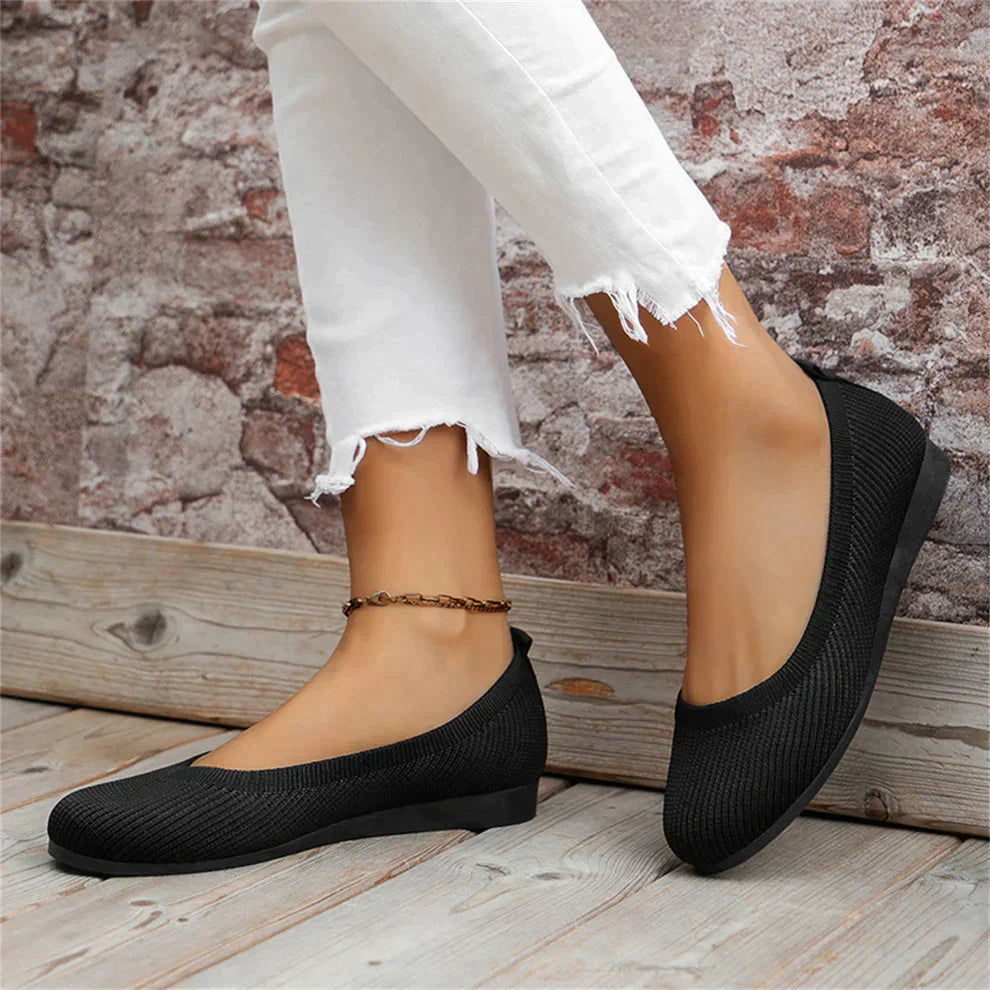 Scarpe Ballerine Donna Traspiranti in Tessuto Elasticizzato