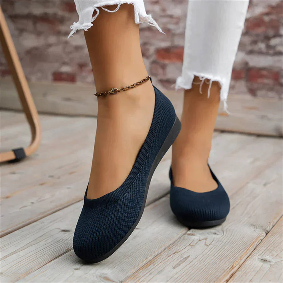 Scarpe Ballerine Donna Traspiranti in Tessuto Elasticizzato