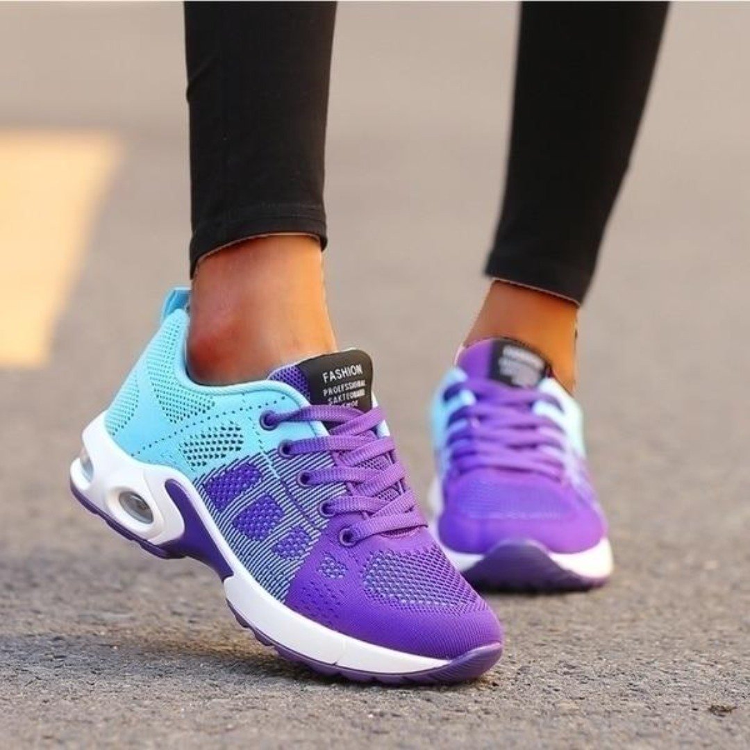 Scarpe da Ginnastica Donna Sneaker Sportive Traspiranti con Cuscino d'Aria