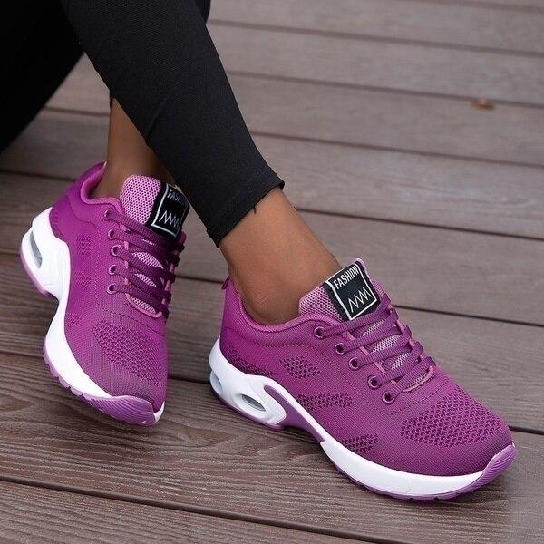 Scarpe da Ginnastica Donna Sneaker Sportive Traspiranti con Cuscino d'Aria