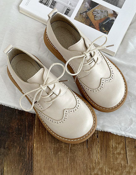 Scarpe Donna Stringate Oxford Brogue Basse Casual Eleganti