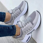 Sneakers Donna Sportive Casual con Suola Spessa e Tomaia Traspirante