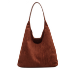 Borsa a Spalla Donna in Camoscio Borsa Hobo Bag Capiente