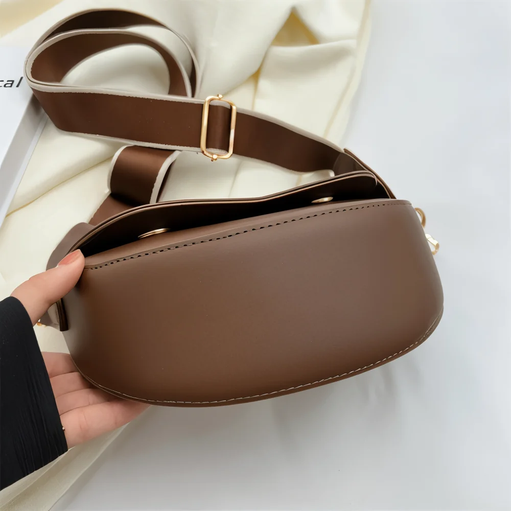 Borsa Tracolla Donna Mezzaluna in similpelle