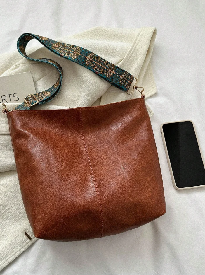 Borsa Tracolla Donna in similpelle con Tracolla grande