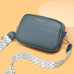 Borsa a Tracolla Donna in similpelle con Tracolla Larga Geometrica
