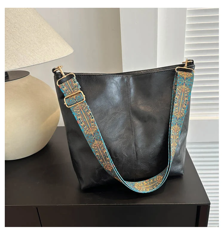 Borsa Tracolla Donna in similpelle con Tracolla grande