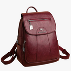 Zaino Donna in similpelle Elegante - Borsa Zainetto da Citta e Lavoro con Lampo