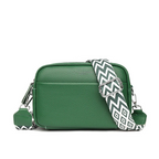 Borsa a Tracolla Donna in similpelle con Tracolla Larga Geometrica