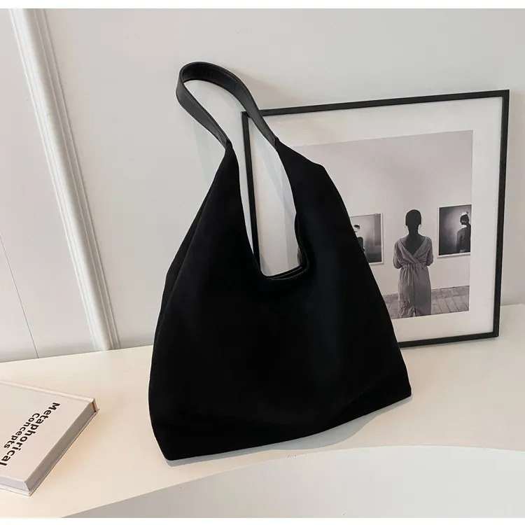 Borsa a Spalla Donna in Camoscio Borsa Hobo Bag Capiente