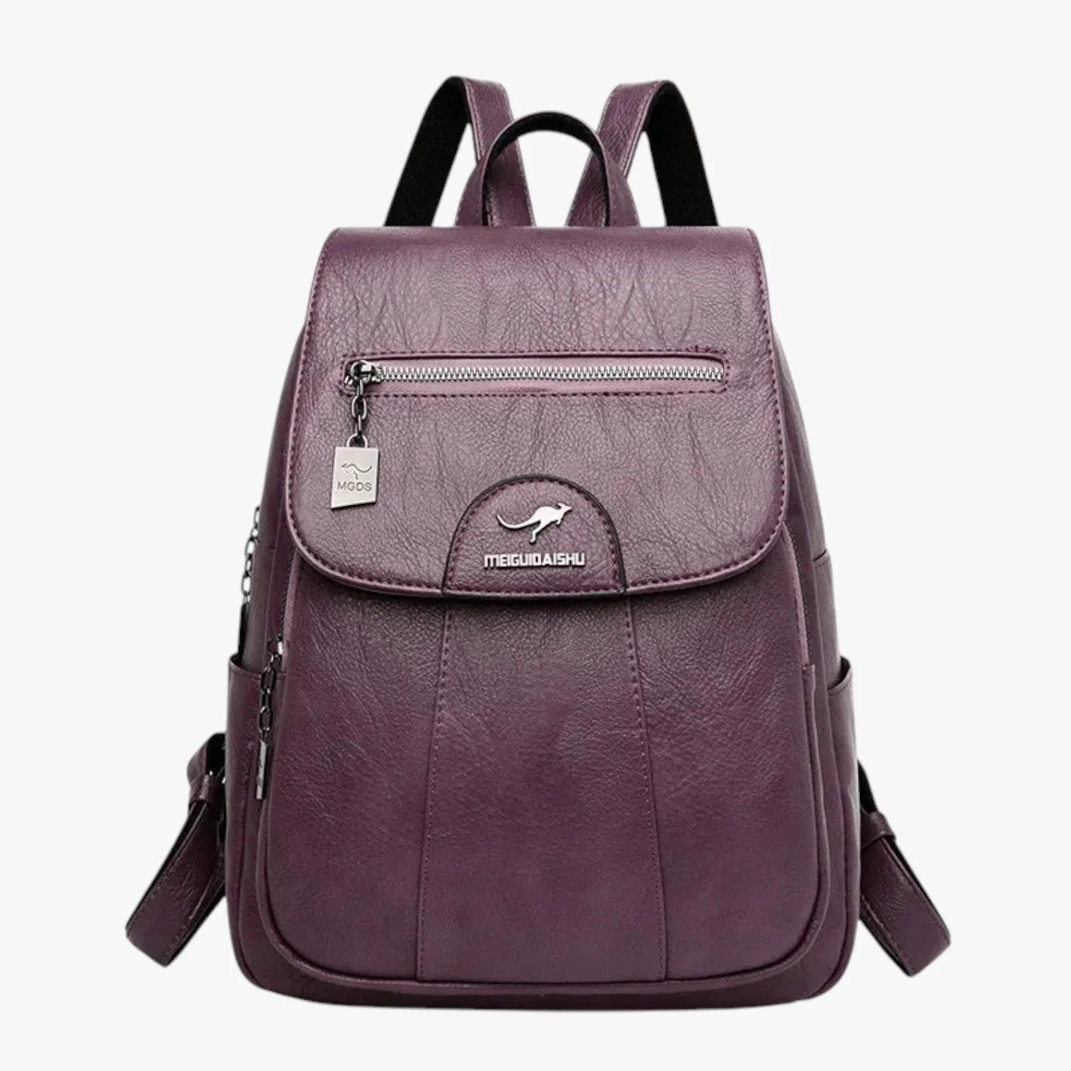 Zaino Donna in similpelle Elegante - Borsa Zainetto da Citta e Lavoro con Lampo