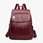 Zaino Donna in similpelle Elegante - Borsa Zainetto da Citta e Lavoro con Lampo