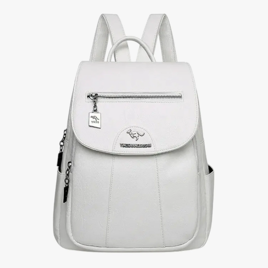 Zaino Donna in similpelle Elegante - Borsa Zainetto da Citta e Lavoro con Lampo