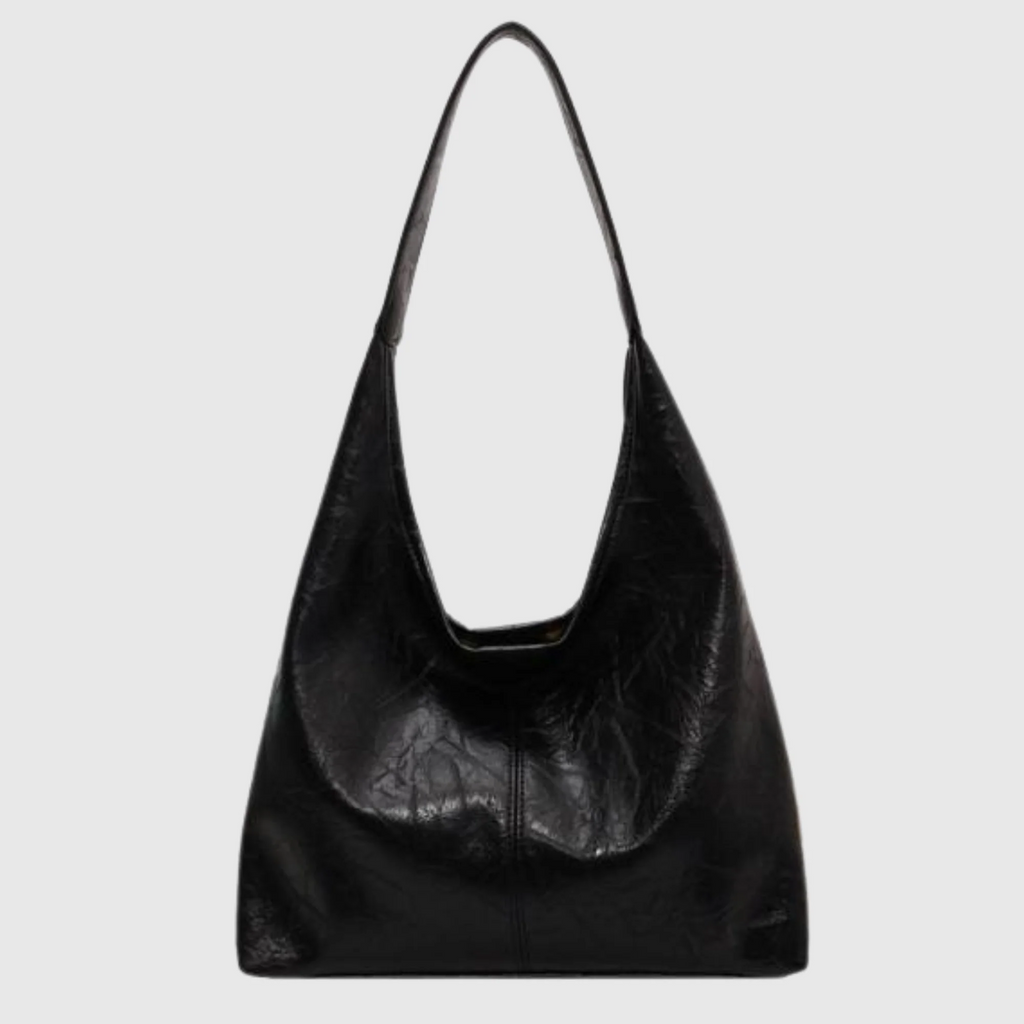 Borsa a Spalla Donna in similpelle Lucida - Borsa Hobo Capiente