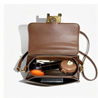 Borsa a Mano Donna con Tracolla e Chiusura Dorata - Borsa Elegante Piccola
