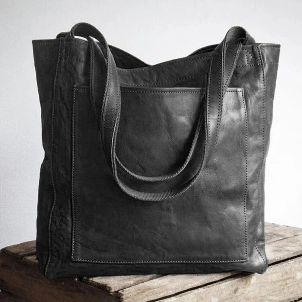 Borsa Tote Bag Donna Grande Shopper a Spalla Vintage