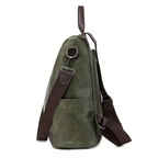 Damen-Rucksack Tasche Diebstahlsicher aus Kunstleder - Wasserdicht und geräumig für Reise und Arbeit