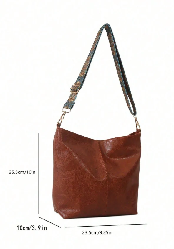 Borsa Tracolla Donna in similpelle con Tracolla grande
