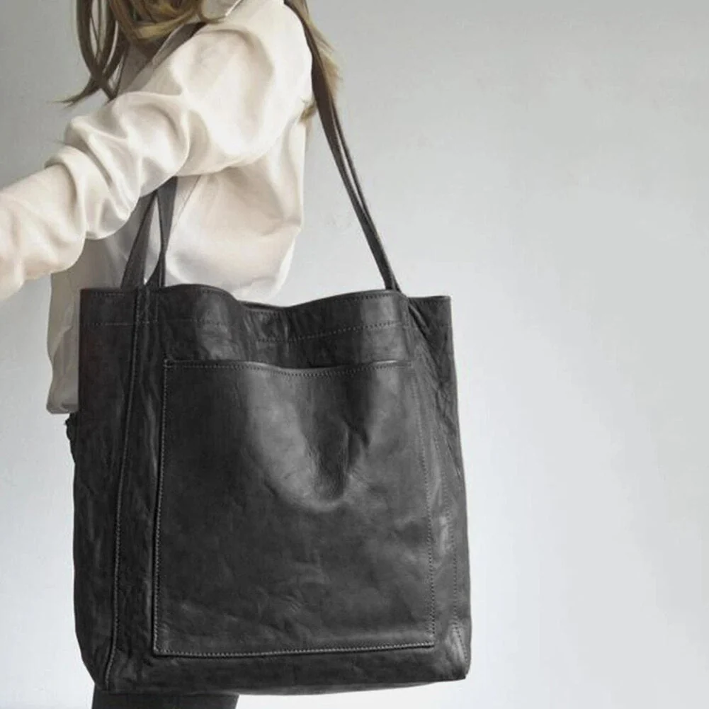 Borsa Tote Bag Donna Grande Shopper a Spalla Vintage