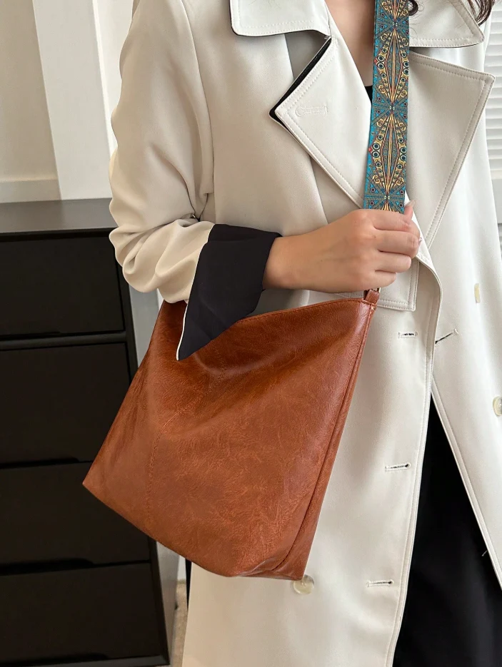 Borsa Tracolla Donna in similpelle con Tracolla grande