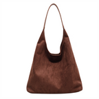 Borsa a Spalla Donna in Camoscio Borsa Hobo Bag Capiente