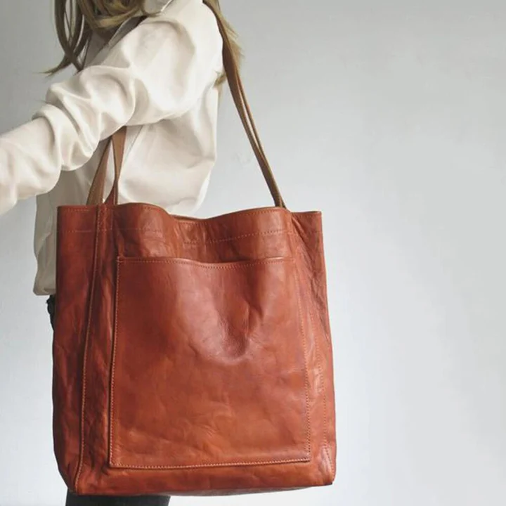 Borsa Tote Bag Donna Grande Shopper a Spalla Vintage