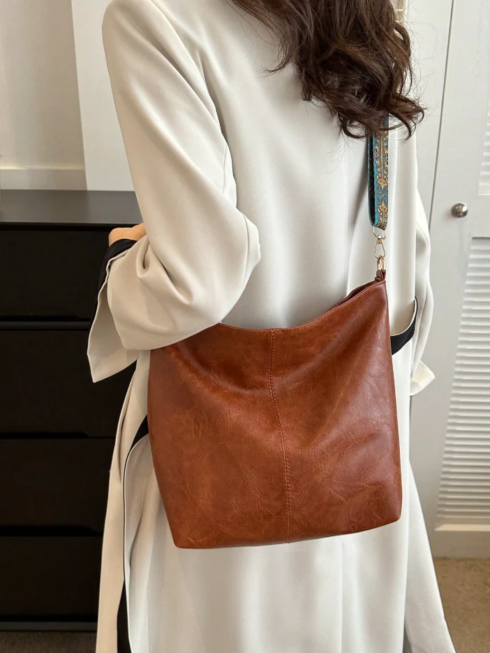 Borsa Tracolla Donna in similpelle con Tracolla grande